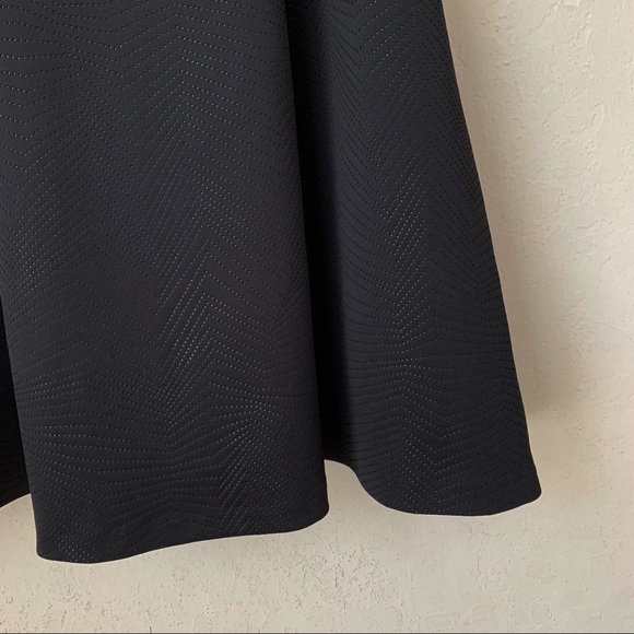 GUESS Embossed Scuba Fit and Flare Dress - Picture 5 of 7